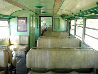 Interior del Ferrobús de ASVAFER en Valladolid-La Esperanza