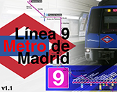 Ruta Linea 9 Metro MAdrid